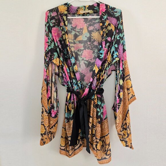 Spell & the Gypsy Collective Butterfly Firefly Short Robe SM b62E - Picture 2 of 12